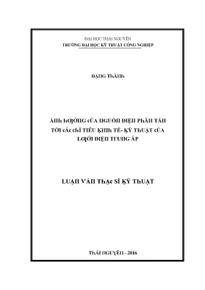 Nghiên Cứu Về Lưới Điện Tại Trường Đại Học Kỹ Thuật Công