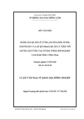 Đánh Giá Quản Lý Tại Đại Học Thái Nguyên