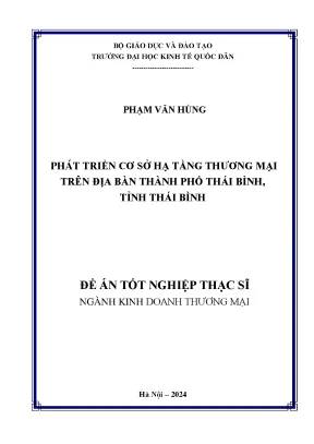 Phát Triển Cơ Sở Hạ Tầng Thương Mại Tại Thành Phố Thái Bình