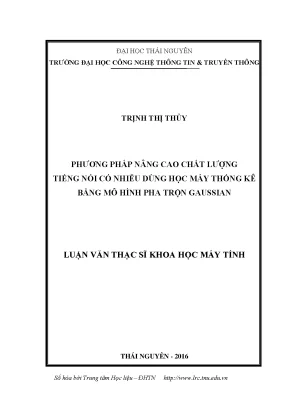 Nâng cao chất lượng tiếng nói có nhiễu bằng mô hình pha