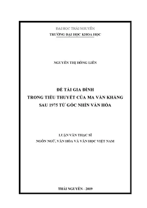 Gia Đình Trong Tiểu Thuyết Của Ma Văn Kháng Sau 1975: