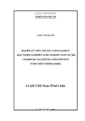 Nghiên Cứu Về Ảnh Hưởng Của Các Yếu Tố Đến Chất Lượng