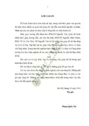 Lời Cảm Ơn Trong Luận Án Nghiên Cứu Khoa Học