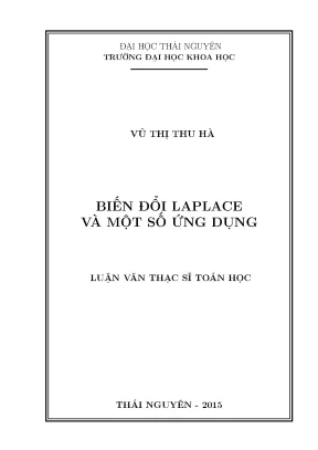 Biến Đổi Laplace: Lý Thuyết và Ứng Dụng Trong Toán Học