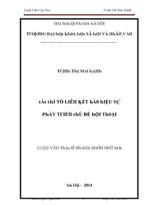 Nghiên Cứu Về Hiệu Quả Phát Triển Đề Tài Hội Thoại Trong