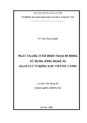 Luận Văn Về Phát Triển Điện Tử Di Động Tại Việt Nam