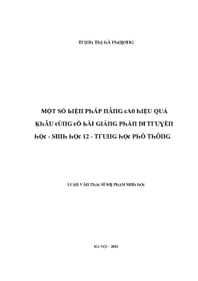 Hiệu Quả Của Phương Pháp Đào Tạo Sinh Viên Tại Trường