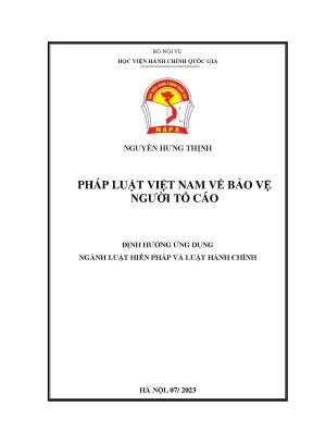 Bảo Vệ Người Tố Cáo: Pháp Luật Việt Nam và Ứng Dụng