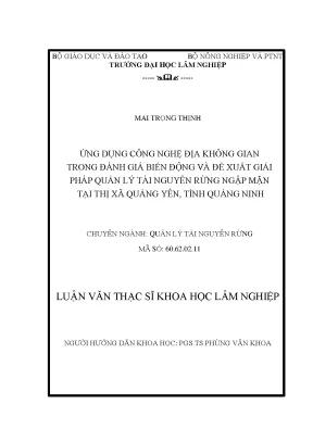 Ứng Dụng Công Nghệ Địa Không Gian Trong Quản Lý Tài