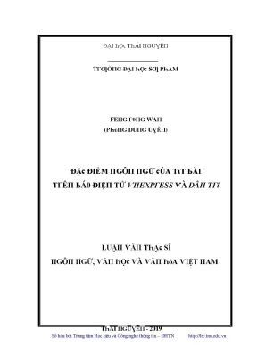 Đại học Thái Nguyên: Chương trình đào tạo và thông tin 