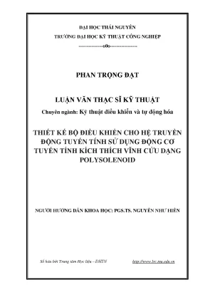 Thiết Kế Bộ Điều Khiển Động Cơ Tuyến Tính Polysolenoid