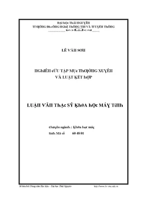 Khai Phá Dữ Liệu và Luật Kết Hợp Trong Công Nghệ Thông Tin