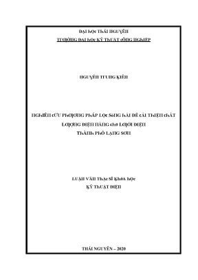 Đại học Thái Nguyên - Kỹ thuật Điện và Công nghệ Thông tin