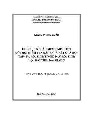 Đổi mới kiểm tra đánh giá tại Đại học Thái Nguyên