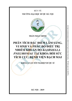 Phân Tích Nhiễm Khuẩn Klebsiella pneumoniae Tại Bệnh