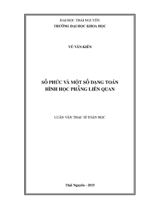 Ứng Dụng Số Phức Trong Giải Toán Hình Học Phẳng