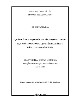 Quản lý nhà nước đối với giá đất tại Hà Nội
