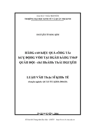 Hiệu Quả Đào Tạo Tại Trường Đại Học Kinh Tế Và Quản Trị