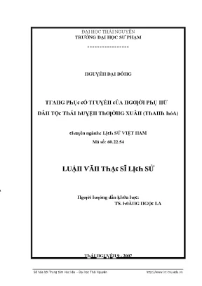 Khám Phá Văn Hóa Thái Nguyên Qua Nghiên Cứu Lịch Sử