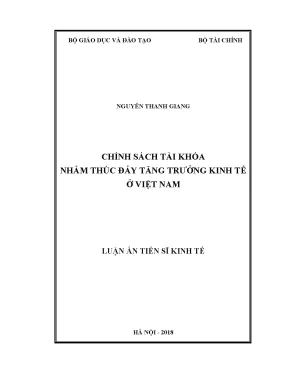 Chính Sách Tài Khóa Thúc Đẩy Tăng Trưởng Kinh Tế Việt Nam