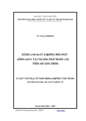 Quản lý đội ngũ nhân sự tại Trường Đại học Kinh tế và