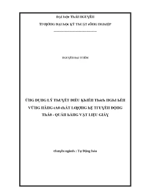Nâng cao hiệu quả hệ điều khiển tự động hóa trong kỹ thuật
