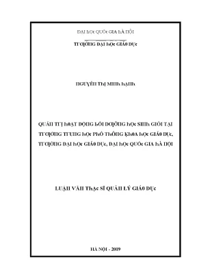 Đại học Quốc gia Hà Nội: Chất lượng đào tạo và nghiên cứu