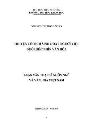 Khám Phá Truyện Cổ Tích Sinh Hoạt Người Việt Qua Góc 