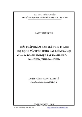 Quản lý rủi ro xã hội tại Thái Nguyên: Nghiên cứu từ