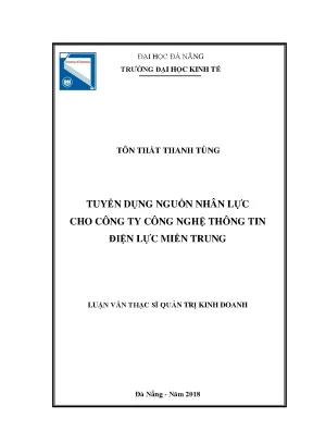 Tuyển Dụng Nhân Lực Tại Công Ty Công Nghệ Thông Tin Điện
