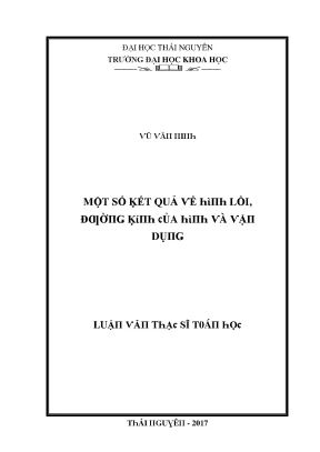 Kết Quả Nghiên Cứu Về Hiện Tượng Lồi, Đường Kính Của 