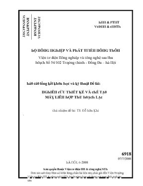 Thiết Kế và Ứng Dụng Mạng Liên Kết Trong Nông Nghiệp