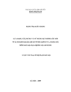 Đánh Giá Mô Hình Học Tại Đại Học Quốc Gia Hà Nội