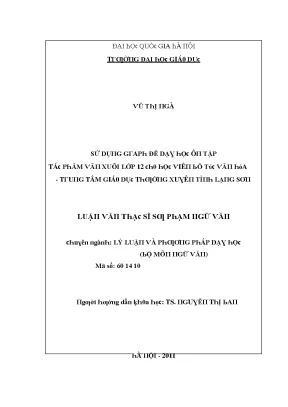 Sử Dụng Ảnh Để Dạy Học Lớp 12: Phương Pháp Hiệu Quả Tại