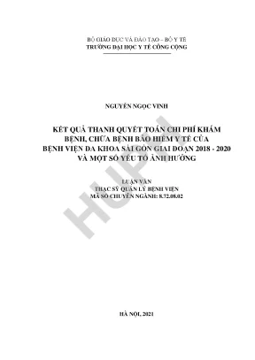 Kết Quả Thanh Quyết Toán Chi Phí Khám Chữa Bệnh Bảo Hiểm