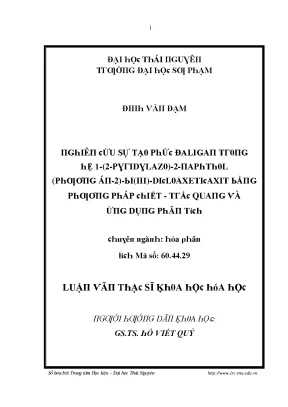 Nghiên cứu về Đại học Thái Nguyên và các phương pháp đào tạo