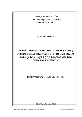 Nghiên cứu ứng dụng lý thuyết trong giáo dục tại Đại học