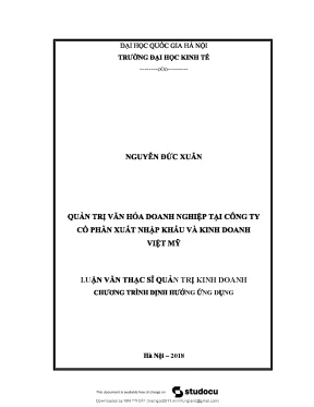 Nghiên Cứu Quản Trị Kinh Doanh Tại Công Ty Cổ Phần Xuất