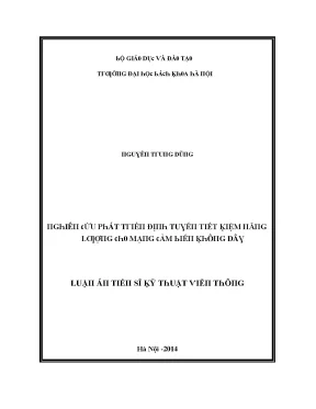 Tiết Kiệm Năng Lượng Tại Đại Học Bách Khoa Hà Nội