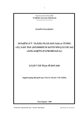 Nghiên cứu về Desmodium: Tác dụng và ứng dụng trong y học