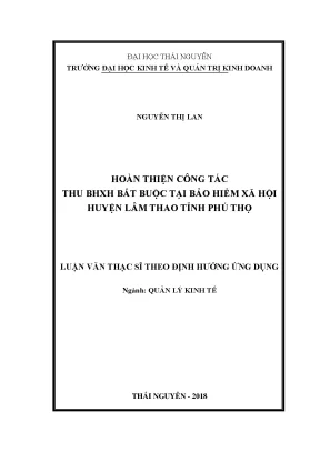 Cải Thiện Công Tác Thu Bảo Hiểm Xã Hội Bắt Buộc Tại