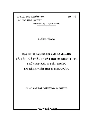 Kết Quả Phẫu Thuật Nội Soi Điều Trị Tử Cung Tại Bệnh 