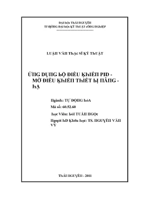 Ứng Dụng Điều Khiển PID Trong Thiết Bị Công Nghiệp
