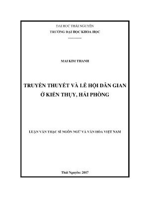 Truyền Thuyết và Lễ Hội Dân Gian ở Kiến Thụy, Hải Phòng