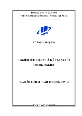 Hiệu Quả Kỹ Thuật Đào Tạo Tại Trường Đại Học Mở Thành