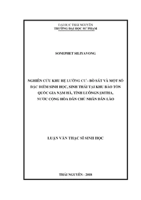Nghiên Cứu Đặc Điểm Sinh Học và Sinh Thái của Lưỡng Cư,