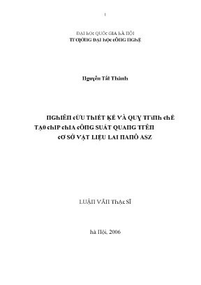 Nghiên Cứu Vật Liệu Lai ASZ và Ứng Dụng Trong Thiết Kế