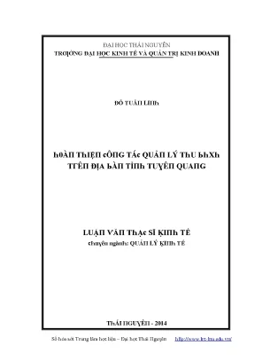Cải thiện quản lý thu bảo hiểm xã hội tại Tuyên Quang