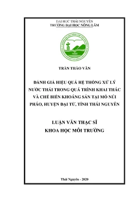 Đánh Giá Hiệu Quả Hệ Thống Xử Lý Nước Thải Tại Mỏ Núi