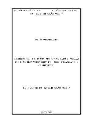Nghiên Cứu Đặc Điểm Cấu Trúc và Đa Dạng Loài Rừng Núi Đá 